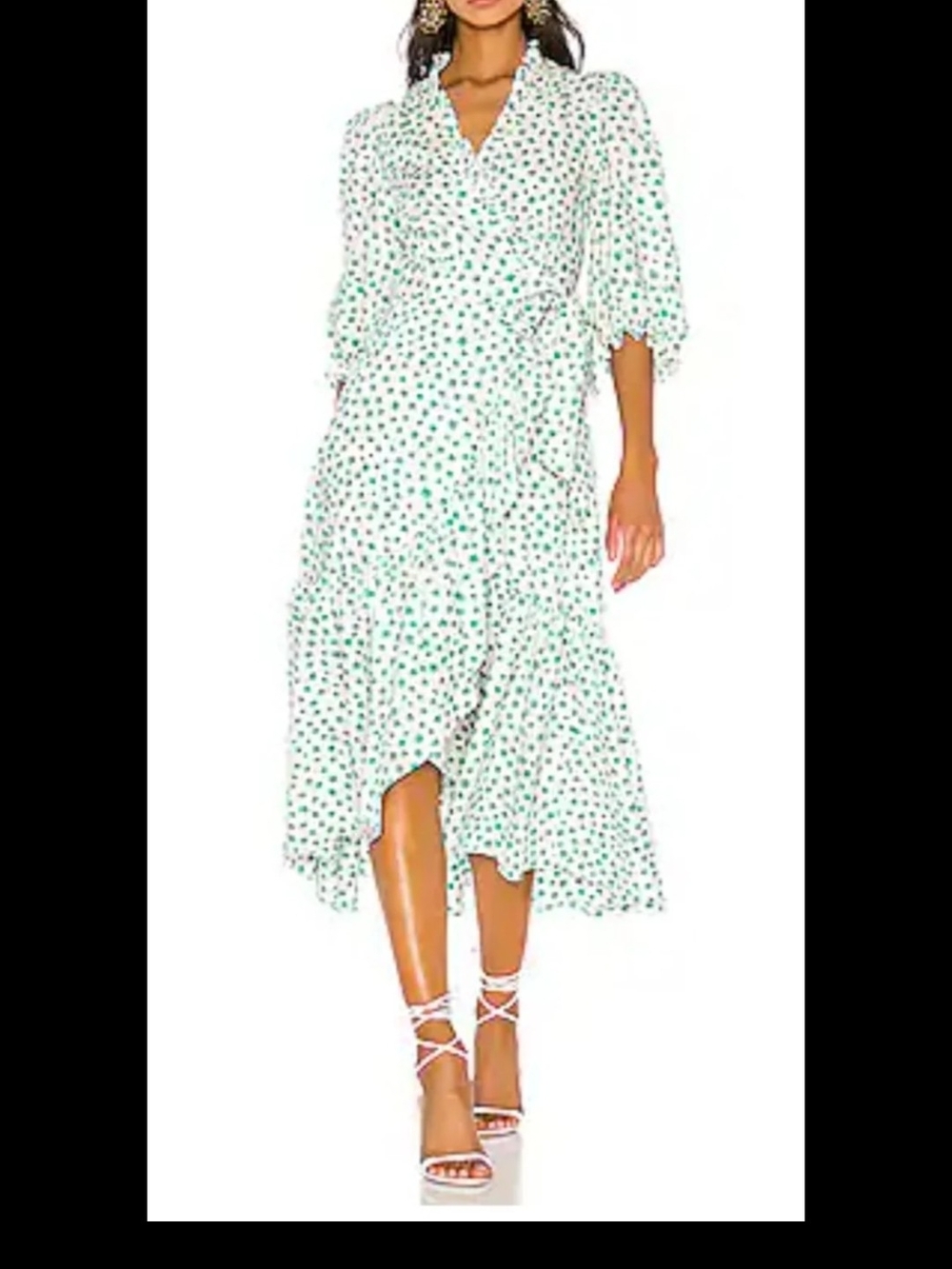 REVOLVE Rebecca Taylor Emerald Daisy midi Dress RETAIL $498
